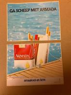 Sticker sigarettenmerk ARMADA, Verzamelen, Ophalen of Verzenden