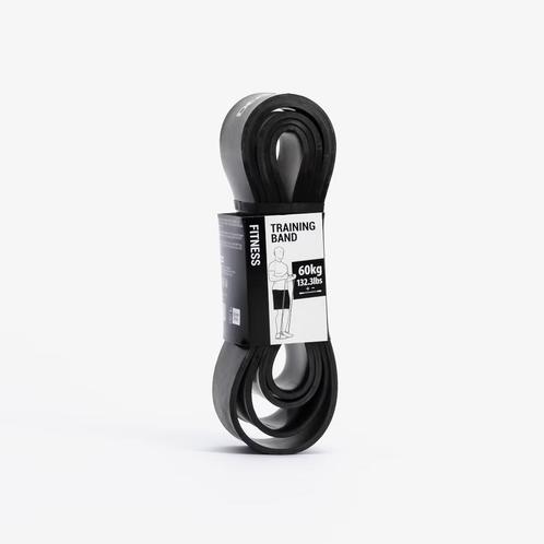 CORENGTH - Elastique de musculation 60 kg noir [neuf], Sport en Fitness, Fitnessmaterialen, Nieuw, Weerstandband, Armen, Benen