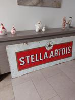 Stella artois metaal, Verzamelen, Biermerken, Ophalen, Zo goed als nieuw, Reclamebord, Plaat of Schild, Stella Artois