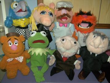 Handpoppen van the muppets. (8 stuks) beschikbaar voor biedingen