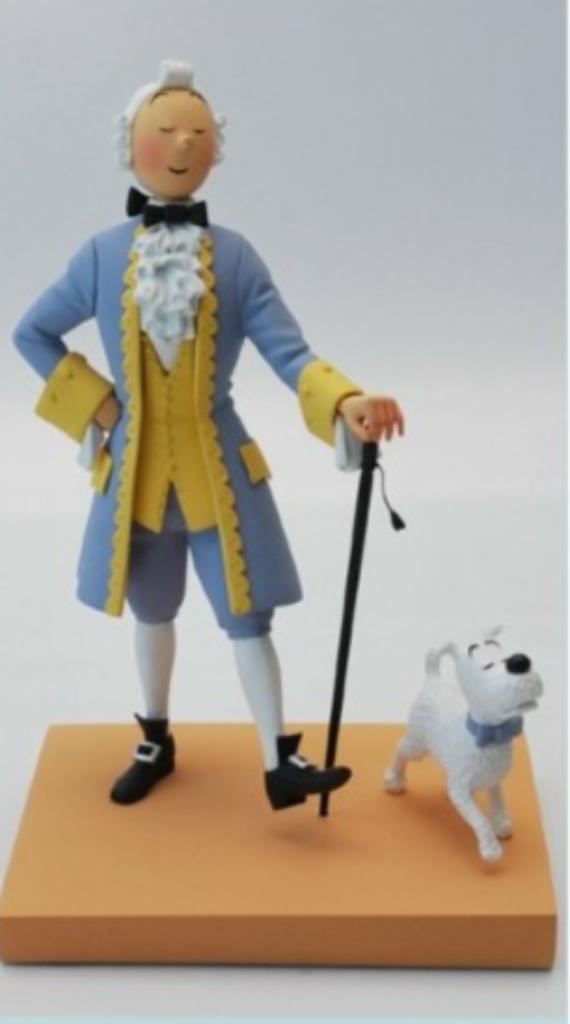 ZELDZAAM BEELDJE FARIBOLES TINTIN/SNOWY PRINCELY B/C, Verzamelen, Stripfiguren, Nieuw, Overige typen, Kuifje, Ophalen of Verzenden