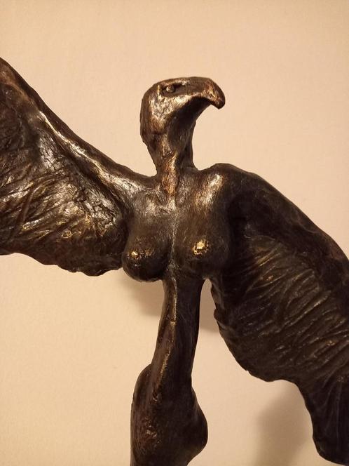 Luc Lapère - belle statue en bronze (52cm), Antiquités & Art, Art | Sculptures & Bois, Enlèvement