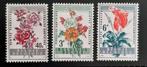België: OBP 1122/24 ** Gentse Florariën 1960., Postzegels en Munten, Ophalen of Verzenden, Orginele gom, Zonder stempel, Postfris