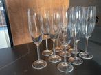 Schuimwijnglazen Champagne glazen Cava glazen (10st), Autres types, Enlèvement, Utilisé