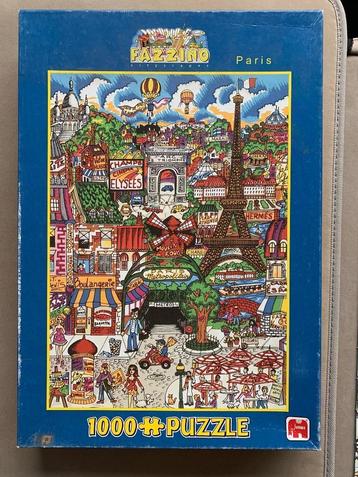 Puzzel Paris Jumbo1000 stuks beschikbaar voor biedingen