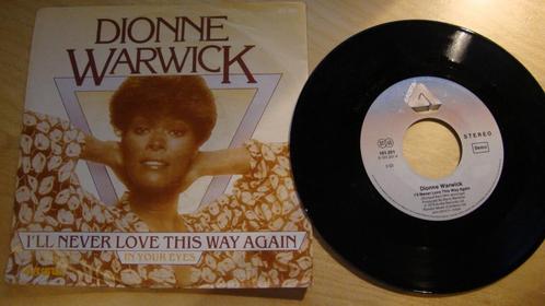Dionne Warwick --- Je n'aimerai plus jamais de cette façon, CD & DVD, Vinyles Singles, Utilisé, Single, Pop, 7 pouces, Enlèvement ou Envoi