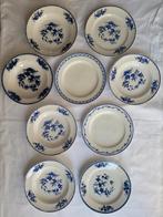 9 PORSELEINEN BORDEN VAN TOURNAI EN BOCH GRAND BOUQUET, Antiek en Kunst, Ophalen of Verzenden
