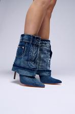 Denim ankle boots US Size 11 - EU 42, Nieuw, Lage of Enkellaarzen, Blauw, Ophalen of Verzenden