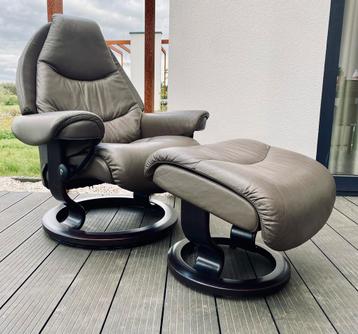 Tabouret Sublime Stressless Voyager, Enlèvement ou Envoi, Cuir