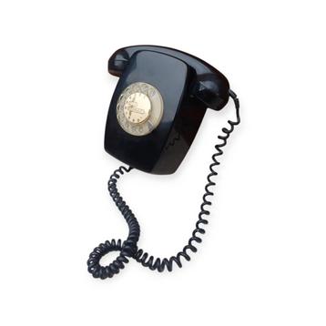 Oude hangtelefoon in bakeliet, Telecommunicatie, Vaste telefoons | Niet Draadloos, Ophalen, Gebruikt, Bakeliet