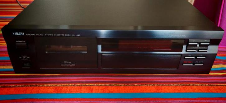 Yamaha KX-493, Audio, Tv en Foto, Cassettedecks, Dubbel, Ophalen of Verzenden