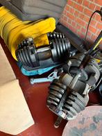 Bowflex Selecttech 1090 Dumbbells met Staander en Bank, Sport en Fitness, Fitnessmaterialen, Ophalen, Zo goed als nieuw, Halterset