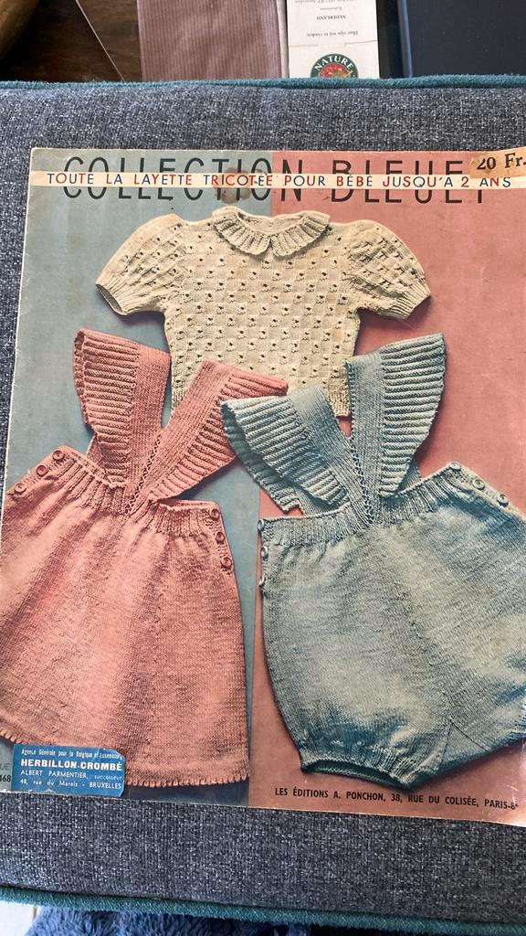 La layette tricotee baby breiboek 1947/vintage, Boeken, Hobby en Vrije tijd, Gelezen, Ophalen of Verzenden