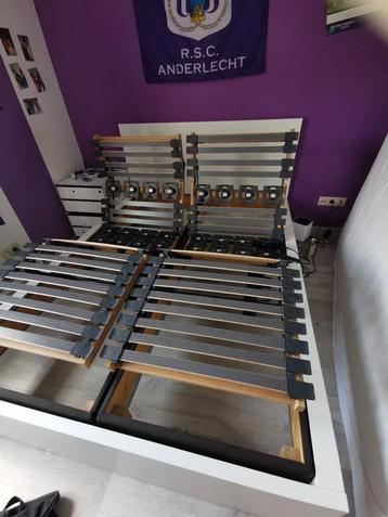 2 elektrische boxsprings 70 x 200 + 2 afstandsbedieningen  beschikbaar voor biedingen