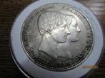 België module 5 francs 1853 ZILVER ZONDER USURE., Zilver, Zilver, Losse munt, Verzenden