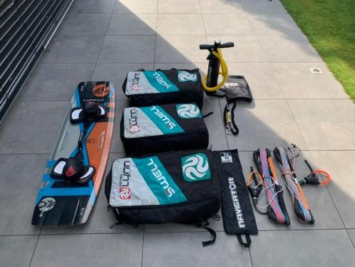 Kite board set, Watersport en Boten, Kitesurfen, Zo goed als nieuw, Kitesurf-set, Twintip, Ophalen