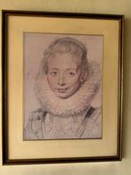 Portret van een jong meisje 1623 PP Rubbens, Antiek en Kunst, Ophalen