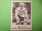 Carte cycliste de l'équipe Ford Gitane Jacques Anquetil 1965, Comme neuf, Envoi