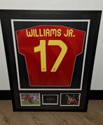 Ingelijst Spanje shirt gesigneerd door Nico Williams Jr COA, Verzamelen, Ophalen of Verzenden, Nieuw, Shirt