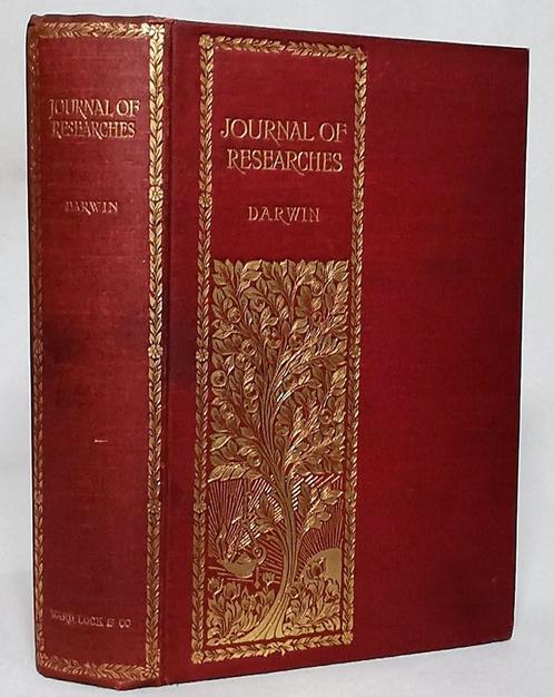 Charles Darwin - Journal of Researches into the Natural 1898, Antiek en Kunst, Antiek | Boeken en Manuscripten, Ophalen of Verzenden