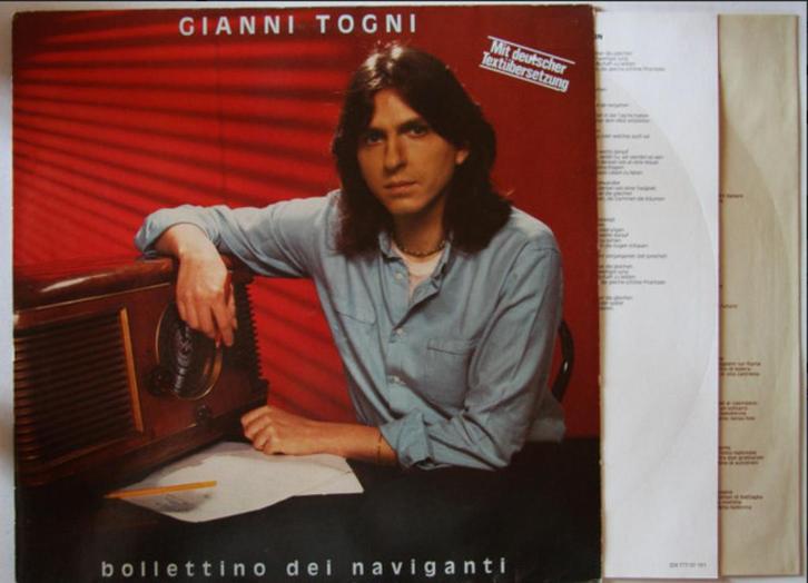 LP Gianni Togni - Bollettino Dei Naviganti 1982 Mint, CD & DVD, Vinyles | Pop, Enlèvement