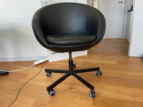 SKRUVSTA bureaustoel zwart zwart, Huis en Inrichting, Bureaustoelen, Gebruikt, Bureaustoel, Zwart, Ophalen