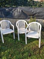 Chaise jardin, Ophalen, Gebruikt, Plastic, Stapelbaar