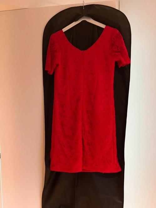Op maat gemaakt trouwkleed (XS) - 8 mnd zwanger op foto, Kleding | Dames, Zwangerschapskleding, Zo goed als nieuw, Jurk, Maat 34 (XS) of kleiner