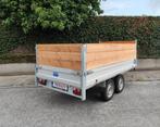 Plateau dubbelas 750kg 158x310cm, Auto diversen, Ophalen, Zo goed als nieuw
