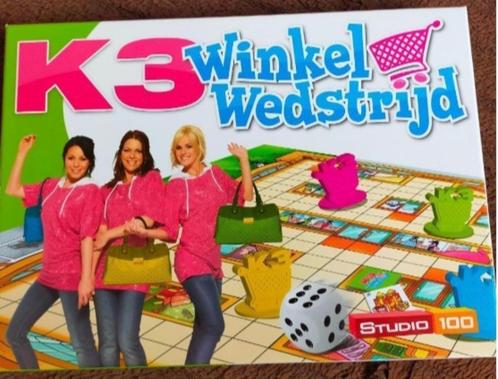 K3 winkelwedstrijd Spel Studio 100 Gezelschapsspel Speelgoed, Hobby en Vrije tijd, Gezelschapsspellen | Bordspellen, Zo goed als nieuw