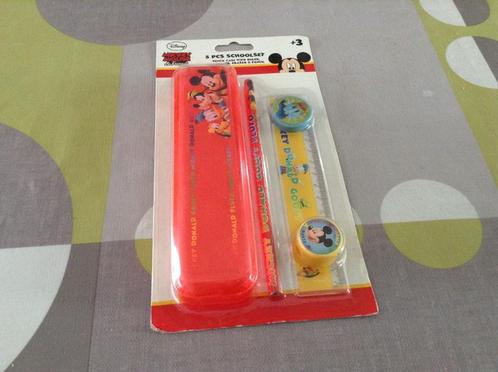 Disney Mickey Mouse schoolsetje (Nieuw) (5 delig), Diversen, Schoolbenodigdheden, Nieuw, Ophalen of Verzenden