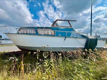 Motorboot, Bestevaer kruiser, bouwwerf Woudstra Ijlst 1979, Enlèvement, Acier, 6 mètres ou plus, Moteur in-bord