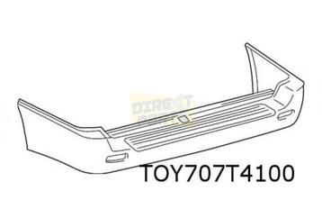 Toyota Land Cruiser 100 (3/98-8/02) achterbumper Origineel! 