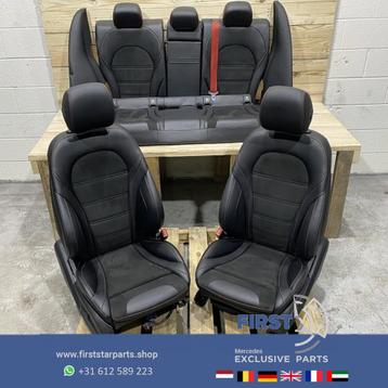 W205 AMG line leren Stoelen Origineel Mercedes C Klasse ZWAR disponible aux enchères