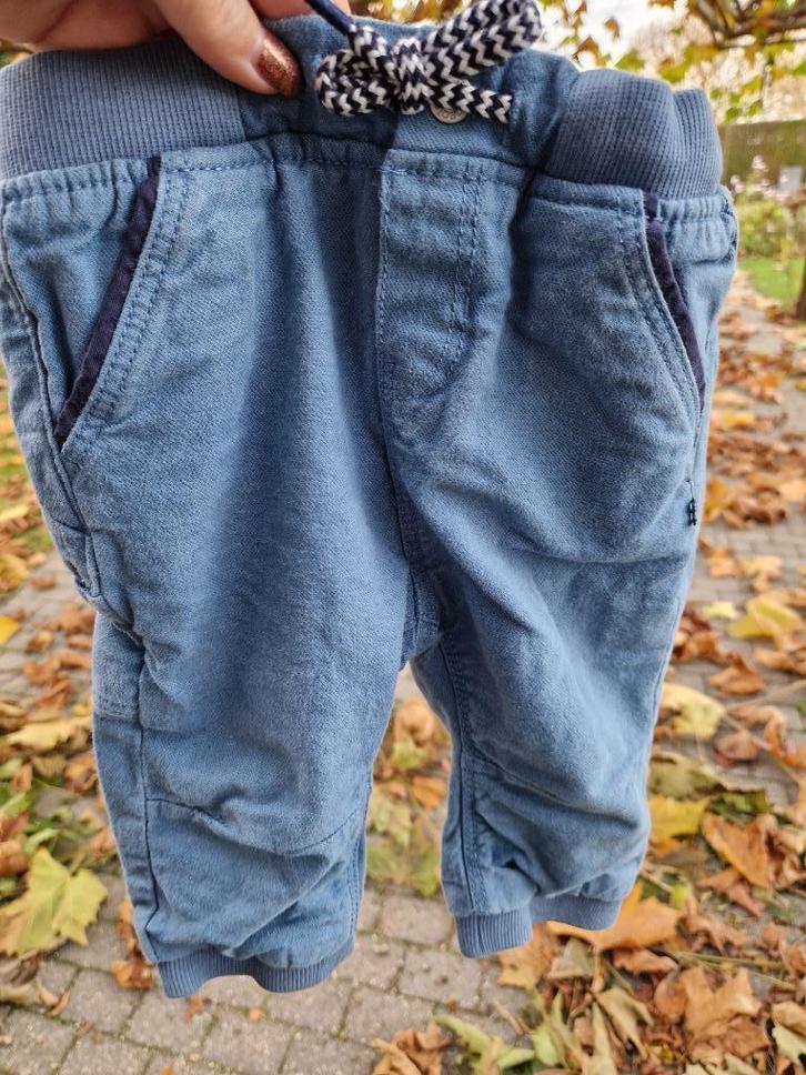 Obaïbi dikke, blauwe en gevoerde broek, maat 74, nieuwstaat, Kinderen en Baby's, Babykleding | Maat 74, Zo goed als nieuw, Jongetje
