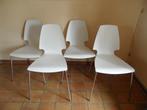 Stoelen model Vilmar 4 stuks, Ophalen, Gebruikt, Wit, Vier