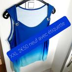 XXL damestanktop nieuw met blauw gradiëntlabel, Kleding | Dames, Topjes, Ophalen of Verzenden, Nieuw, Blauw