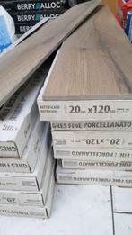Tegels 120 x 20 parketeffect 11m², 60 cm of meer, Nieuw, Ophalen of Verzenden, 10 m² of meer