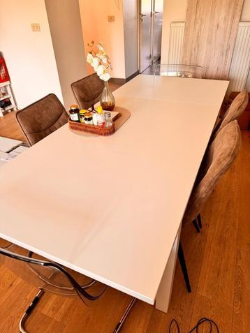 Extensible table+chairs beschikbaar voor biedingen