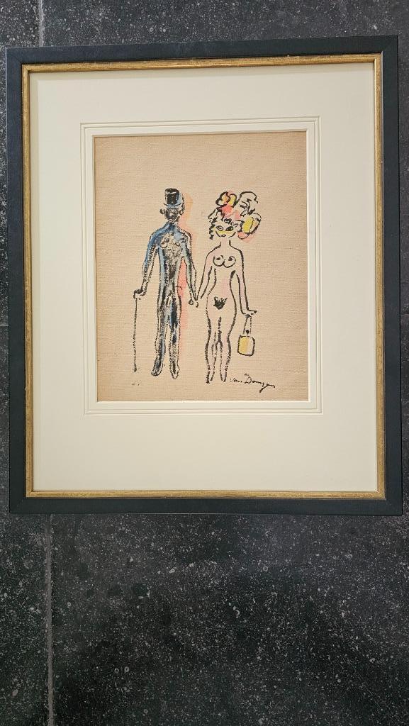 2 Werken van Kees van Dongen  Aquarel, Antiek en Kunst, Kunst | Schilderijen | Klassiek, Ophalen