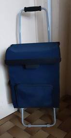 Caddie de courses, Wieltjes, Blauw, 55 tot 75 cm, Minder dan 40 cm