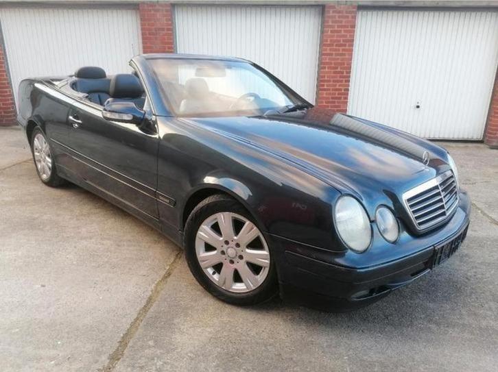 Mercedes CLK 200 Cabrio série Elegance An'2000 Airco Cuir, Auto's, Mercedes-Benz, Particulier, CLK, ABS, Airbags, Airconditioning