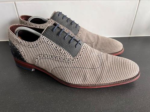 Floris van Bommel herenschoenen maat 10 / 44, Kleding | Heren, Schoenen, Zo goed als nieuw, Veterschoenen, Overige kleuren, Ophalen of Verzenden