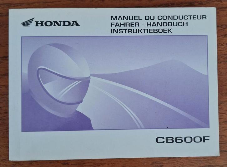 Origineel Honda CB600F Instructieboekje, Motoren, Handleidingen en Instructieboekjes, Honda, Verzenden