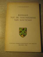 Bijdrage tot de geschiedenis van Zoutenay, Boeken, Ophalen of Verzenden