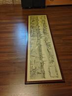 Tekening van Antwerpen in kader, Ophalen, Gebruikt