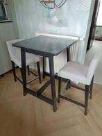 Bartafel en stoelen, Huis en Inrichting, Tafels | Statafels, Ophalen, Gebruikt