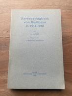 oorlogsdagboek van Rumbeke 1914-1918, Ophalen of Verzenden, Voor 1940, Gelezen, Algemeen
