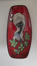 San marino muurdecoratie bordje maar roos retro vintage, Antiek en Kunst, Ophalen of Verzenden