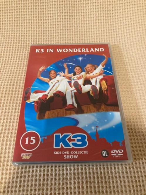 K3 in Wonderland Dvd Studio 100 Nederlands Plopsaland Nieuw, Cd's en Dvd's, Dvd's | Kinderen en Jeugd, Nieuw in verpakking, Film